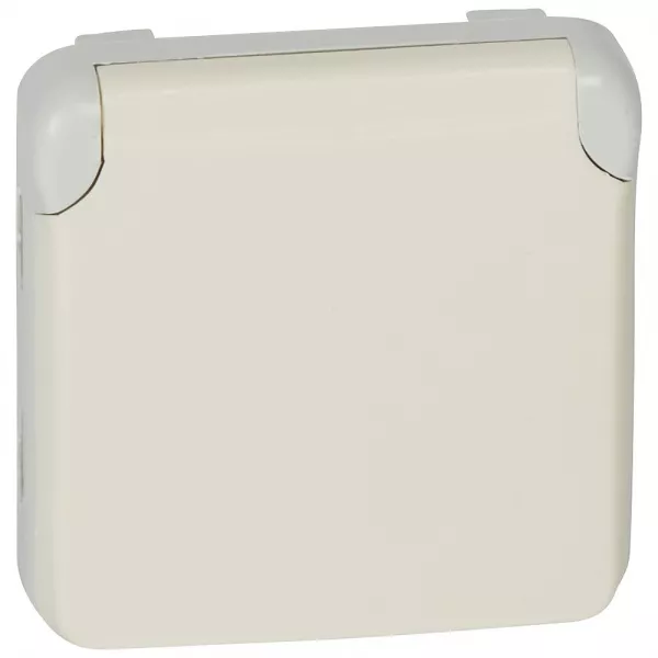 legrand-prise �tanche 2p+t contact lat�ral de terre plexo compos ip55 16a 250v -blanc (069640)