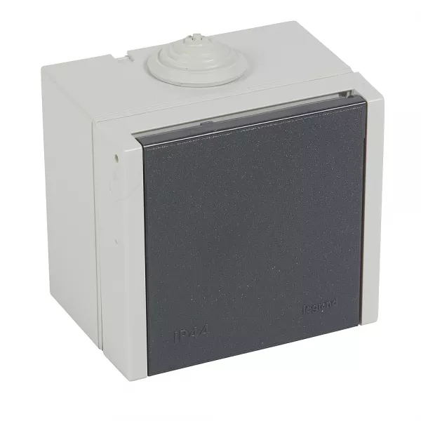 legrand-prise �tanche 3p+t � volet plexo 20a 400v ip44 ik08 saillie - gris (055705)
