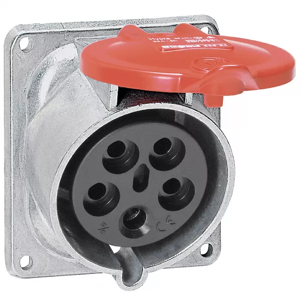 legrand-prise fixe hypra ip44 32a - 380v~ � 415v~ - 3p+n+t - m�tal (052934)