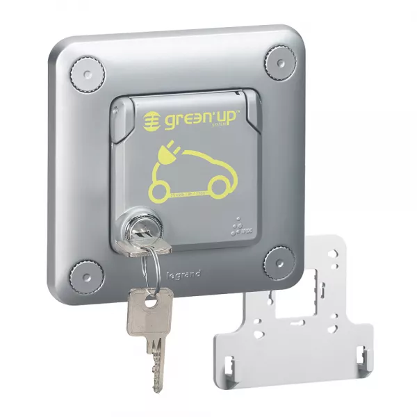 legrand-prise green\'up access - 3,2 kva - mode 2 - ip55-ik10 - encastr� verrouillable (077898)