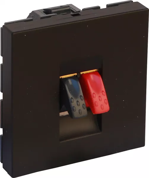 legrand-prise haut-parleur mosaic 2 modules - noir mat (079551l)