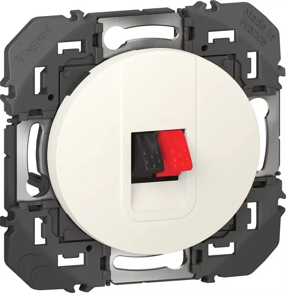 legrand-prise haut-parleur simple dooxie finition blanc (600381)