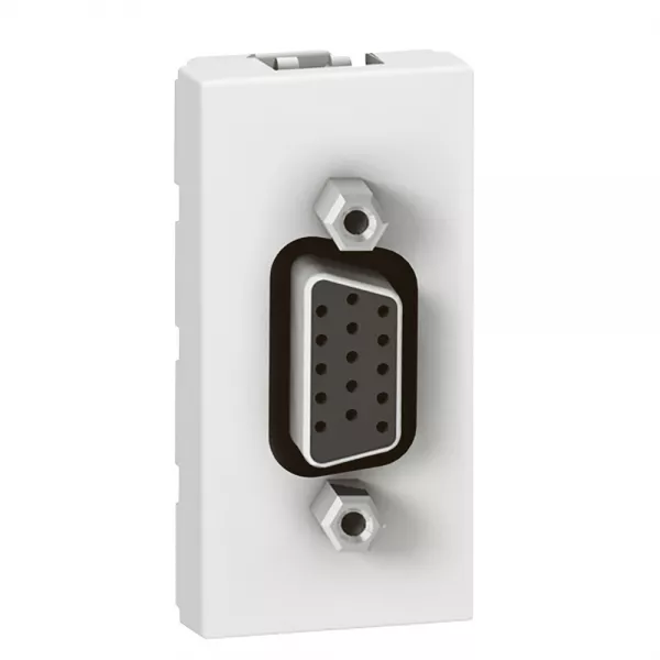 legrand-prise hd 15 femelle � souder mosaic 1 module - blanc (078772)