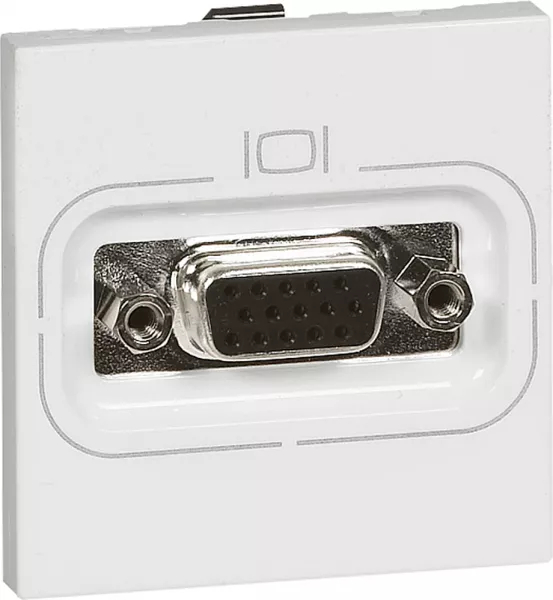 legrand-prise hd 15 femelle � visser mosaic 2 modules - blanc (078757)