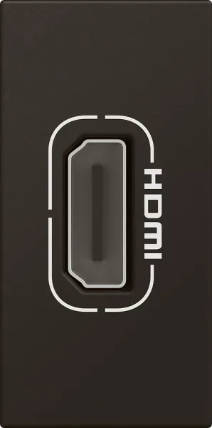 legrand-prise hdmi type-a version 2.0 pr�connectoris�e mosaic 1 module - noir mat (079478l)