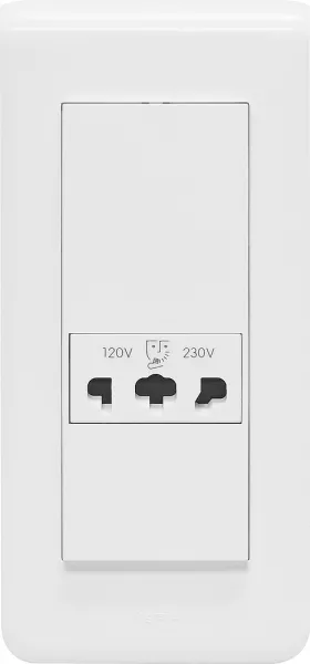 legrand-prise pour rasoir ip24 ik04 mosaic 5 modules - blanc (077586)