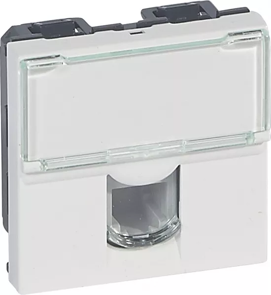 legrand-prise rj11 4 contacts mosaic 2 modules - blanc (078731)