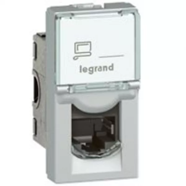 legrand-prise rj45 cat�gorie 6 ftp mosaic 1 module - alu (079462)