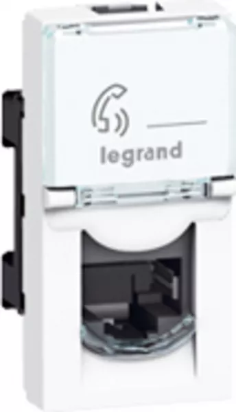 legrand-prise rj45 cat�gorie 6 ftp mosaic 1 module - blanc (076562)