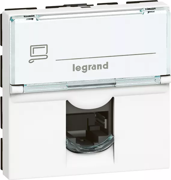legrand-prise rj45 cat�gorie 6 ftp mosaic 2 modules - blanc (076565)