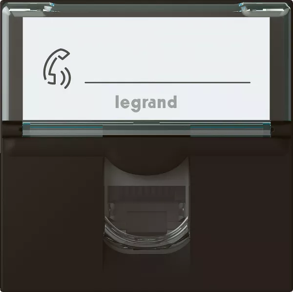 legrand-prise rj45 cat�gorie 6 ftp mosaic 2 modules - noir mat (079165l)
