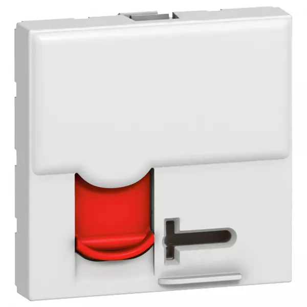 legrand-prise rj45 cat�gorie 6 stp blind�e � acc�s contr�l� mosaic 2 modules - blanc (076596)