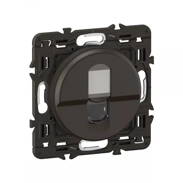 legrand-prise rj45 c�liane cat�gorie 6 ftp - enjoliveur noir et support (cz0345)