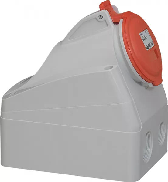 legrand-prise saillie fixe p17 ip44 16a - 380v~ � 415v~ - 3p+t (555158)