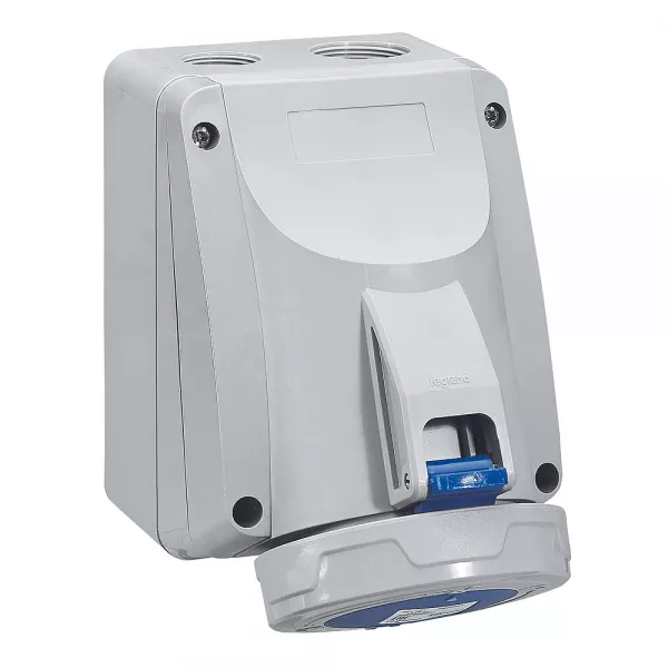 legrand-prise saillie p17 ip66/67 32a - 200v~ � 250v~ - 2p+t (555454)