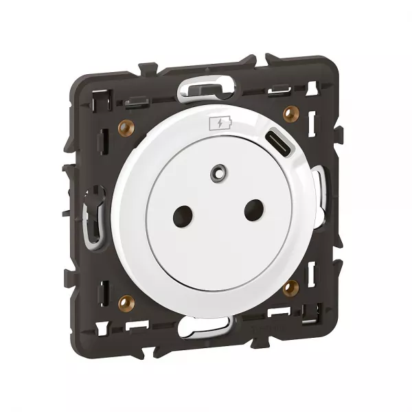 legrand-prise surface avec prise usb type-c c�liane - blanc (cb0140)