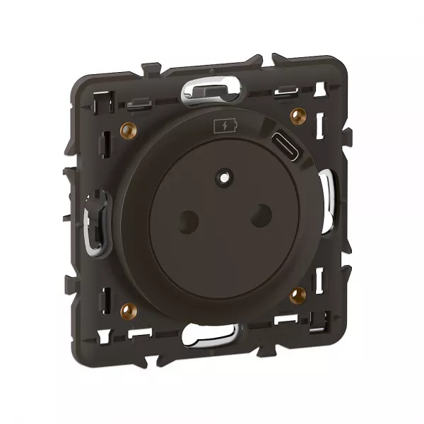 legrand-prise surface avec prise usb type-c c�liane - noir (cn0140)