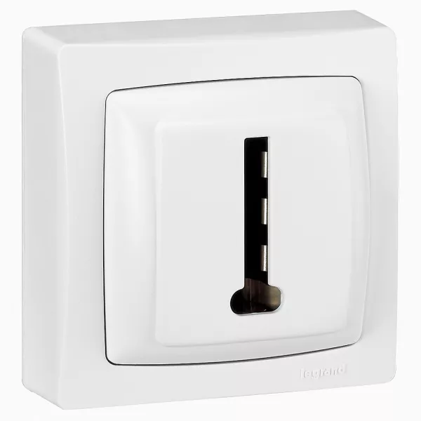 legrand-prise t�l�phone 8 contacts appareillage saillie complet - blanc (086038)