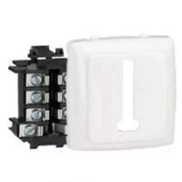 legrand-prise t�l�phone 8 contacts appareillage saillie composable - blanc (086138)