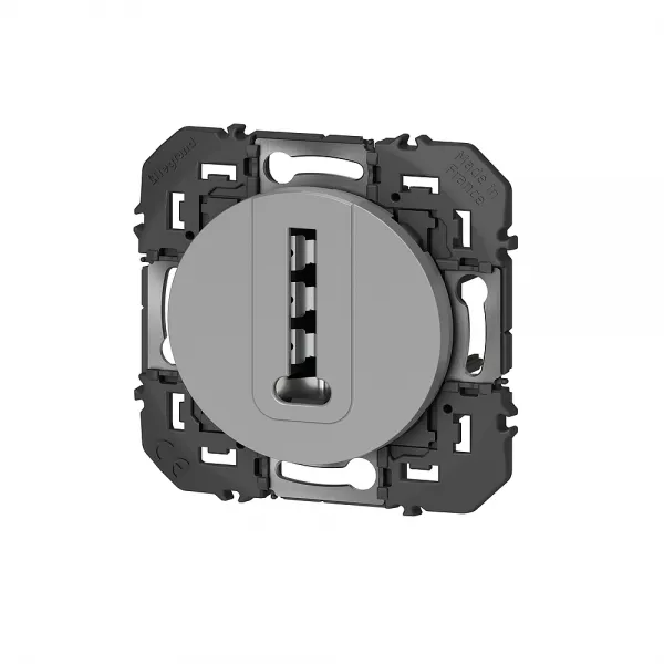 legrand-prise t�l�phone en t dooxie - finition alu (600468)