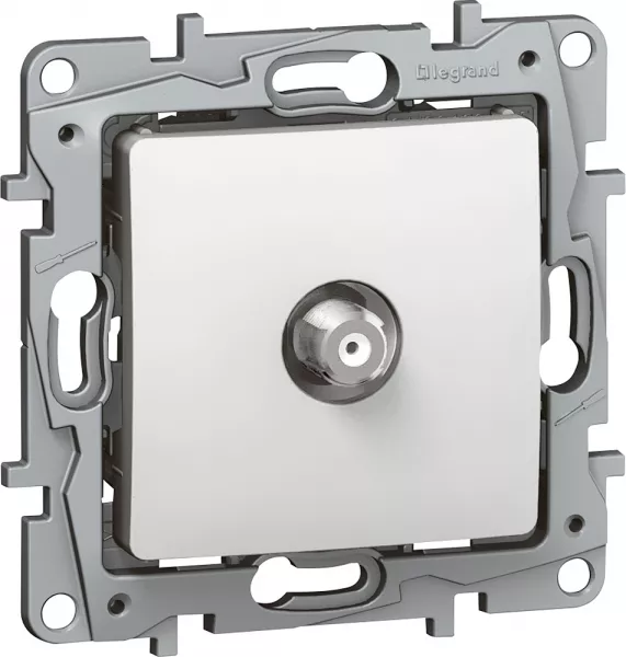 legrand-prise t�l�vision nilo� simple typef � visser - finition pur (664750)