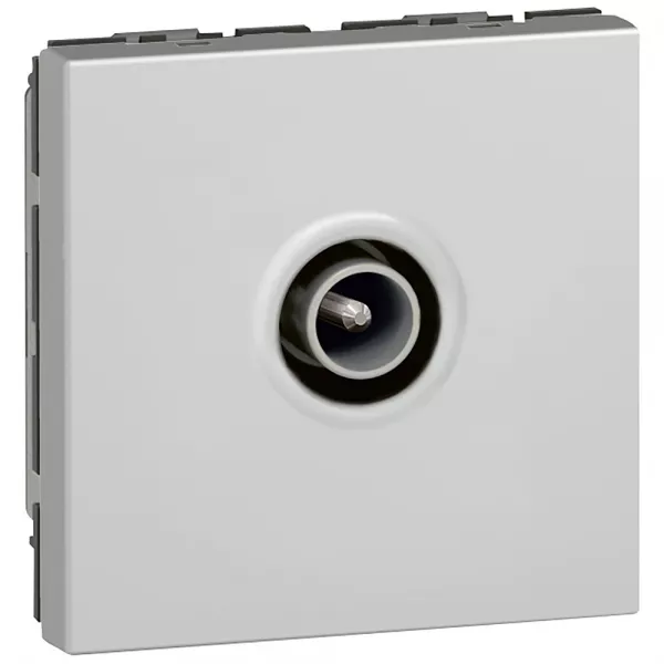 legrand-prise t�l�vision �9,52mm m�le mosaic 2 modules - alu (079292)