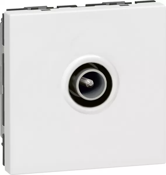 legrand-prise t�l�vision �9,52mm m�le mosaic 2 modules - blanc (078782)