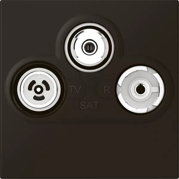 legrand-prise tv-r-sat mosaic fm et dab+ 2 modules - noir mat (079186l)