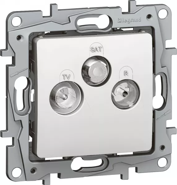legrand-prise tv-r-sat nilo� �toile blind�e - finition pur (664763)