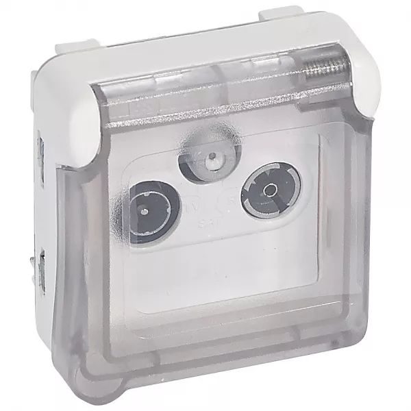 legrand-prise tv-r-sat sorties multiples plexo composable ip55 blanc artic antimicrobien (070724)