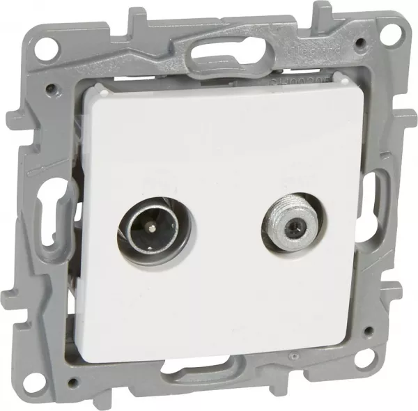 legrand-prise tv-sat nilo� �toile blind�e - finition pur (664756)
