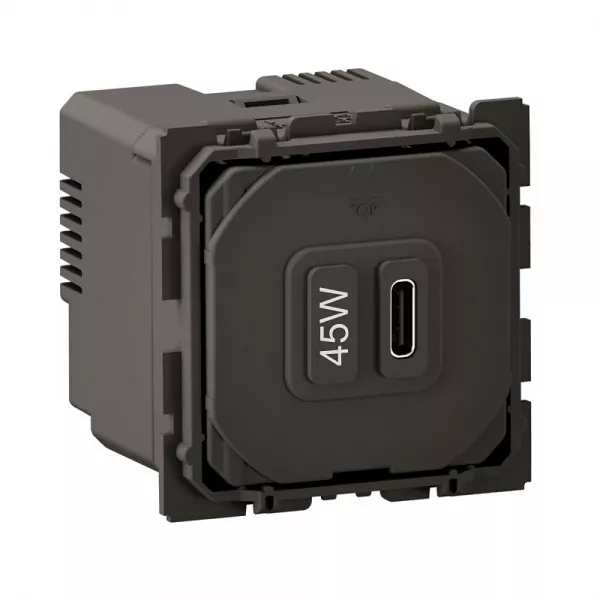 legrand-prise usb c�liane type-c 45w power delivery - bornes � vis (cm0156)