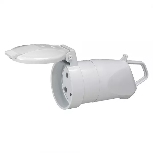 legrand-prolongateur 2p+t 20a 400v~ avec volet de protection (055662)