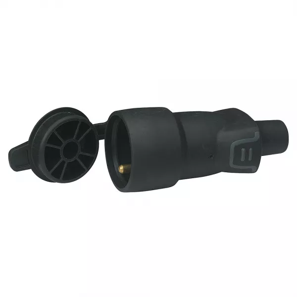 legrand-prolongateur borne � vis 2p+t 16a ik08 ip44 avec bouchon (050447)