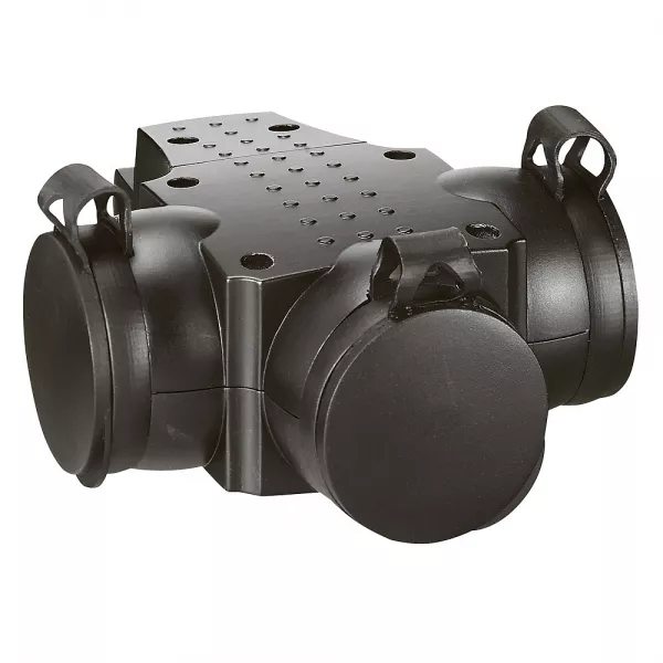 legrand-prolongateur caoutchouc 3x2p+t 16a ip44 ik08 avec anneau de suspension (050578)