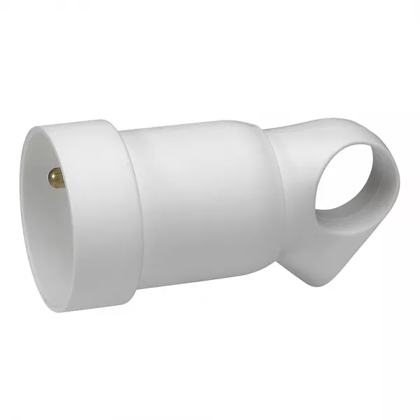 legrand-prolongateur plastique 2p+t 16a � anneau - blanc (050421)