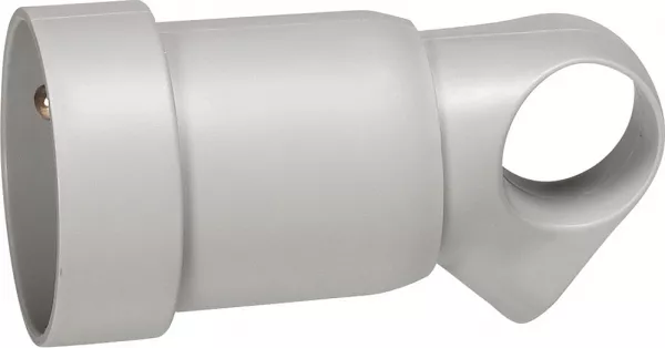 legrand-prolongateur plastique 2p+t 16a � anneau - gris (050425)