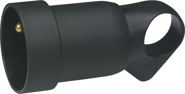 legrand-prolongateur plastique 2p+t 16a � anneau avec �tiquette avec gencod - noir (050108)