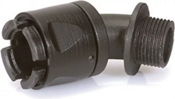 legrand-raccord m�le coud� 45� pour conduit flexible rta polyamide �12mm iso20 (666703)
