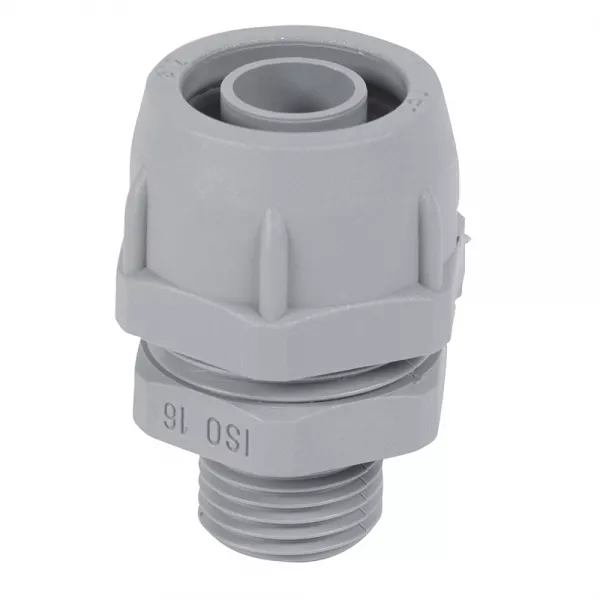 legrand-raccord m�le droit universale pour conduit pvc � int�rieur 12mm et 12,5mm iso16 (382922)