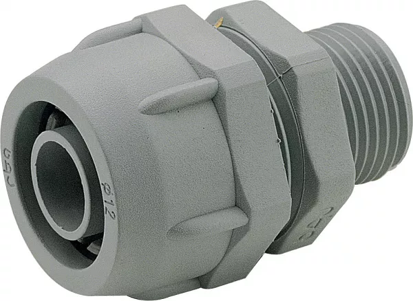 legrand-raccord m�le droit universale pour conduit pvc � int�rieur 20,5mm et 21mm iso25 (382925)