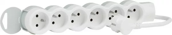 legrand-rallonge multiprise 6 prises 2p+t 16a 230v avec cordon 3m (050062)