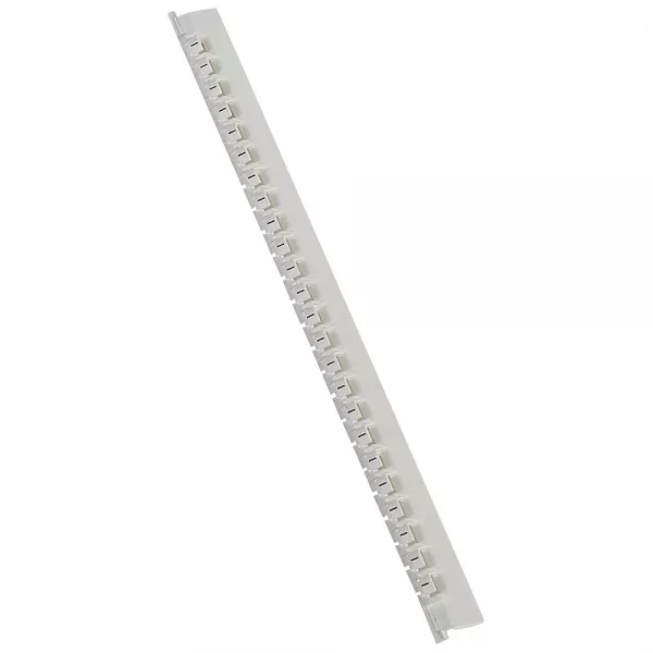 legrand-r�glette 24 rep�res m�mocab l.2,3mm + signe conventionnel moins noir/fond blanc (037957)