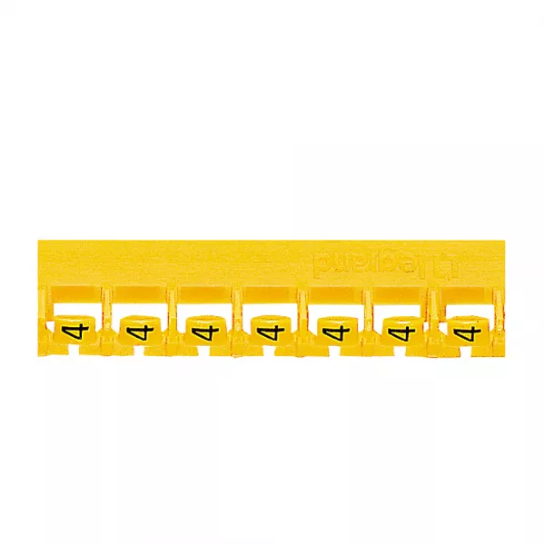 legrand-r�glette 24 rep�res m�mocab larg.2,3mm + chiffre 4 selon couleur international (037806)