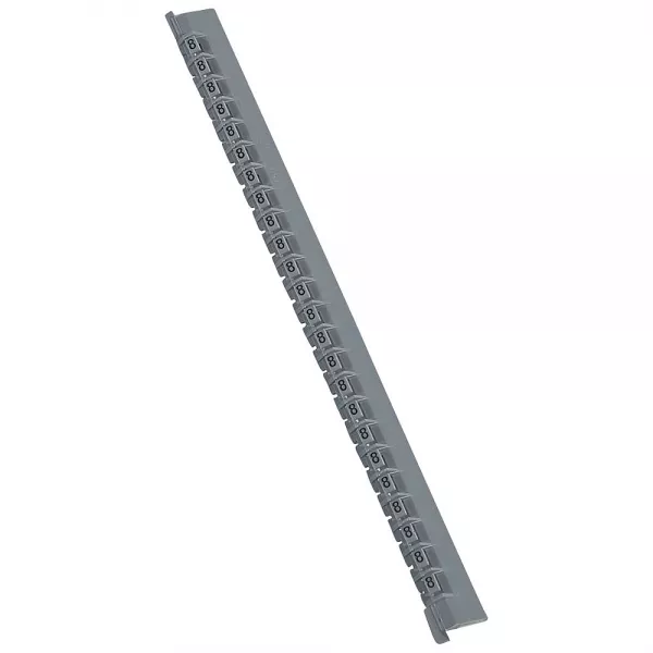 legrand-r�glette 24 rep�res m�mocab larg.2,3mm + chiffre 8 selon couleur international (037804)