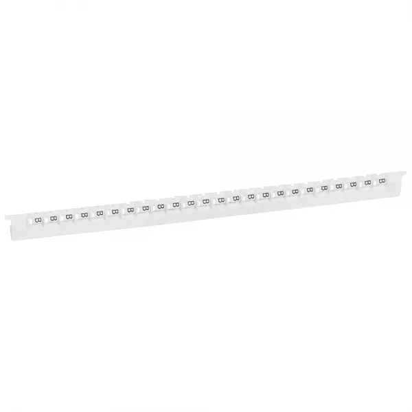 legrand-r�glette 24 rep�res m�mocab largeur 2,3mm + lettre majuscule b noir/fond blanc (037827)