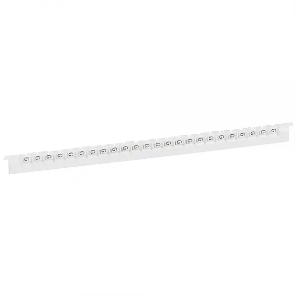 legrand-r�glette 24 rep�res m�mocab largeur 2,3mm + lettre majuscule g noir/fond blanc (037832)