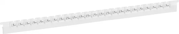 legrand-r�glette 24 rep�res m�mocab largeur 2,3mm + lettre majuscule j noir/fond blanc (037835)