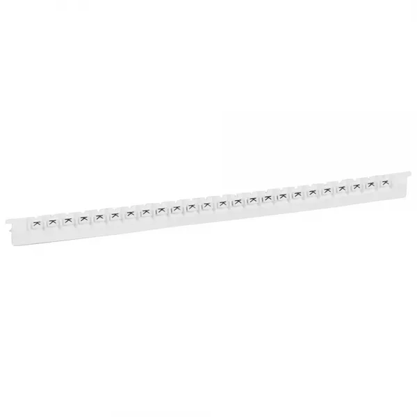 legrand-r�glette 24 rep�res m�mocab largeur 2,3mm + lettre majuscule k noir/fond blanc (037836)