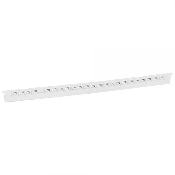 legrand-r�glette 24 rep�res m�mocab largeur 2,3mm + lettre majuscule p noir/fond blanc (037841)